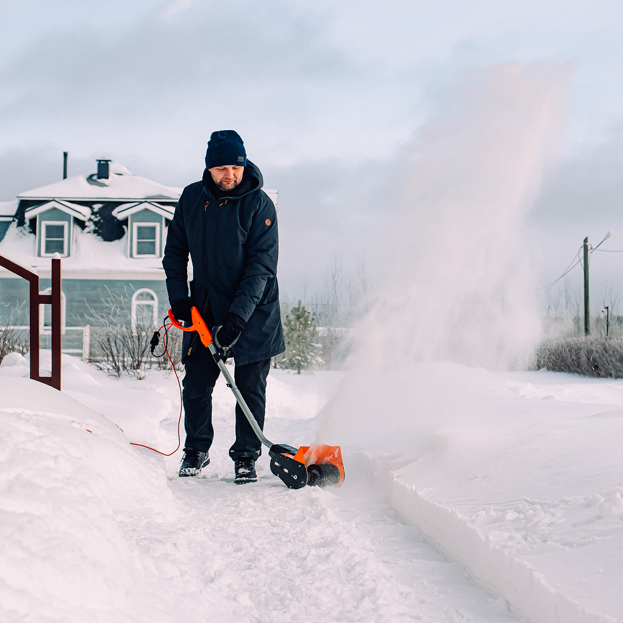 Снегоуборщик электрический ручной PATRIOT PS 1500 E на официальном сайте