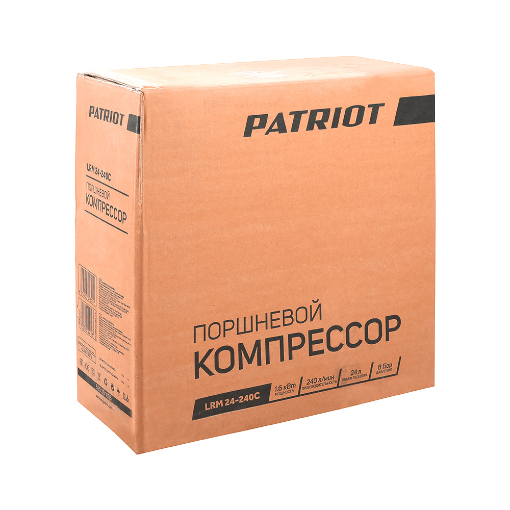 Компрессор поршневой масляный PATRIOT LRM 24-240 C