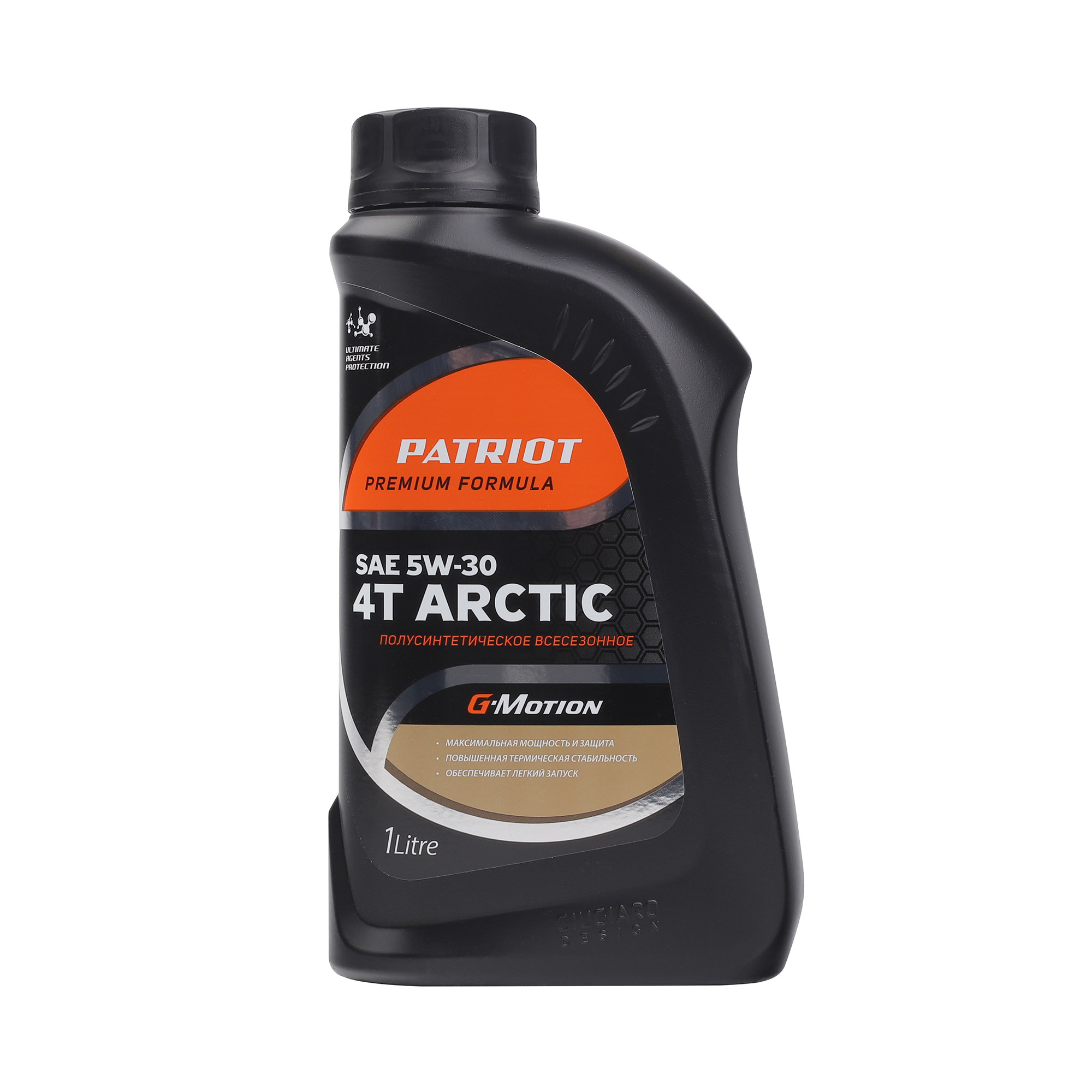 Масло 4-х тактное полусинтетическое PATRIOT G-Motion 5W30 Arctic