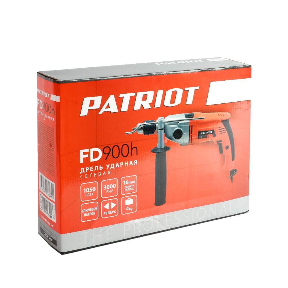 Дрель электрическая ударная Patriot FD 900 h