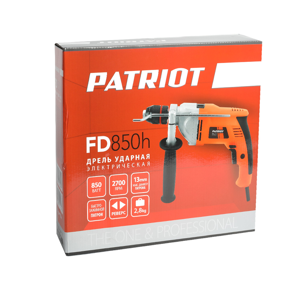 Дрель электрическая ударная Patriot FD 850 h