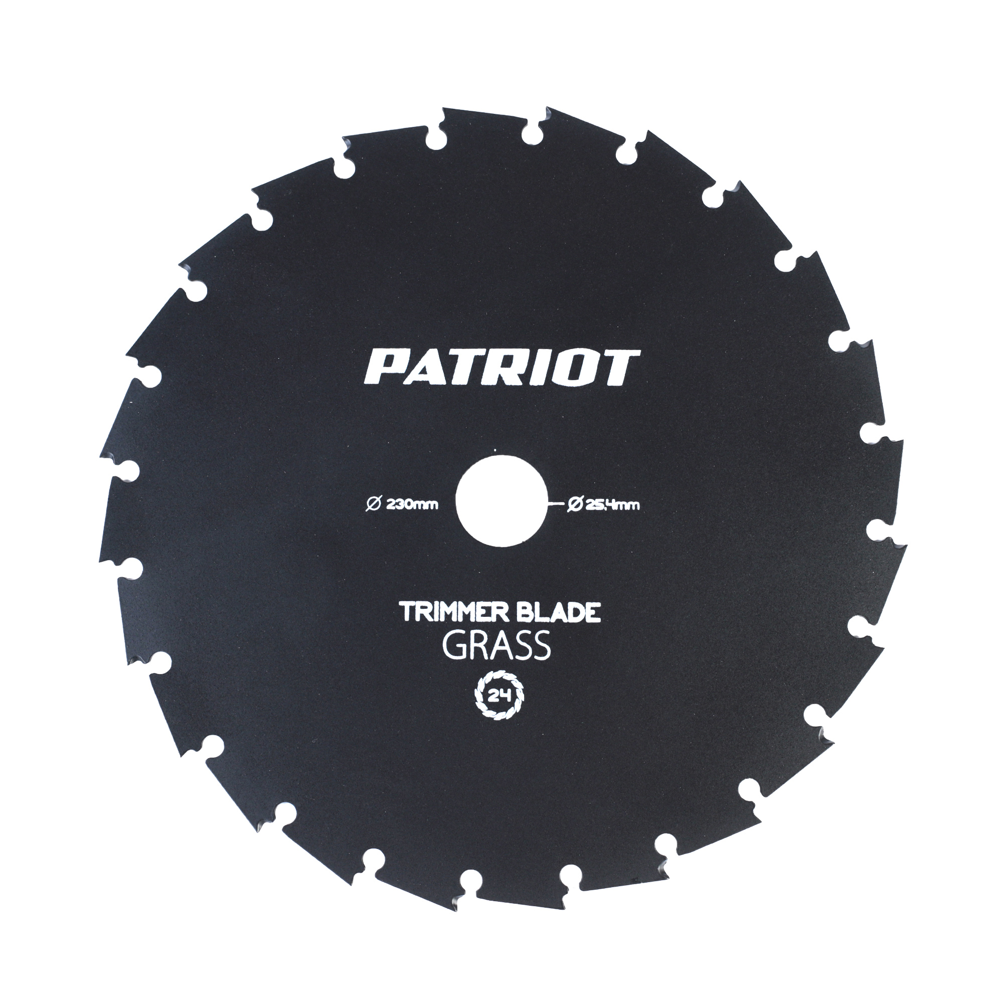 Нож PATRIOT TBS-24 для триммера (230х25.4 мм, 24 зубца)