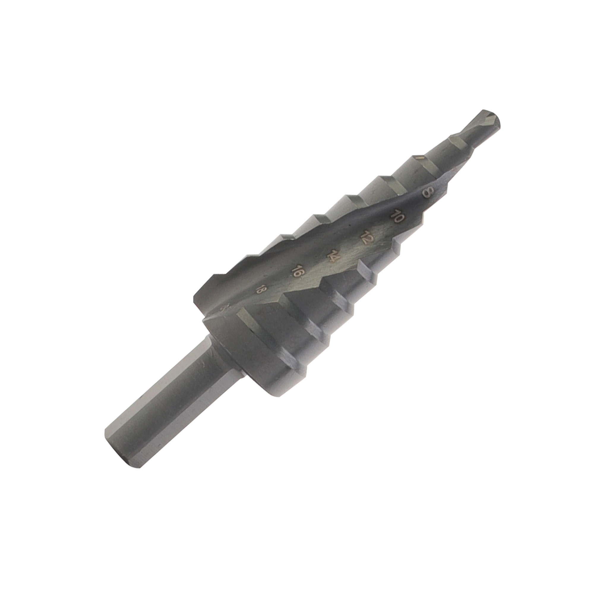 Сверло по металлу ступенчатое (4-20 мм, шаг 2 мм)